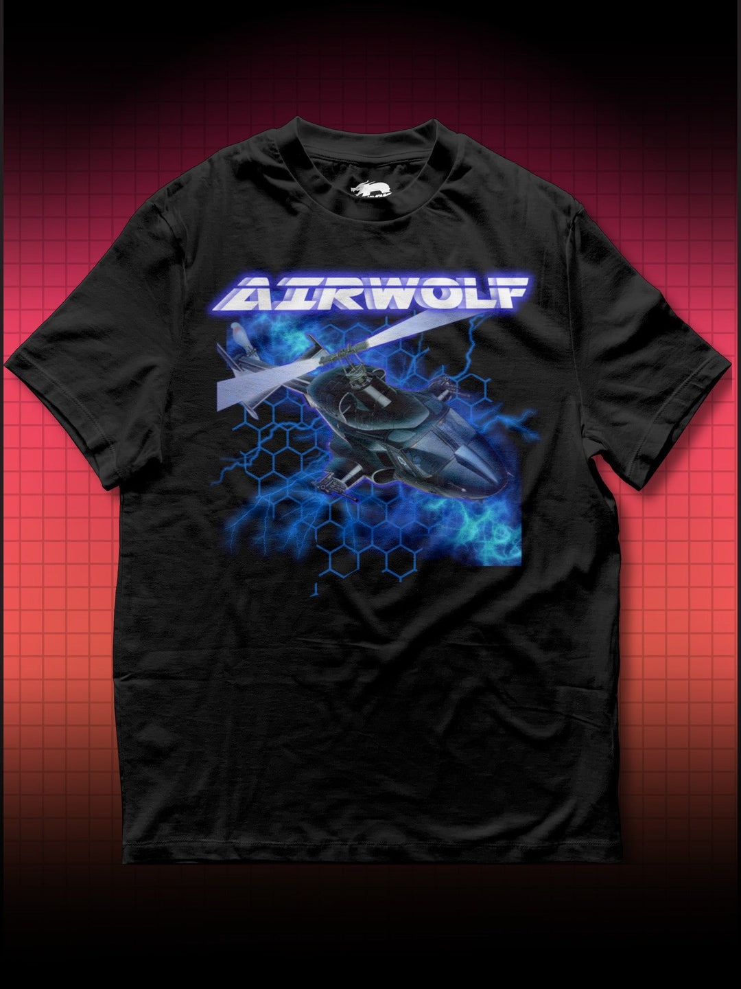 AIRWOLF 80S SERIES | AIRWOLF HELICOPTER | T-SHIRT - DRAMAMONKS