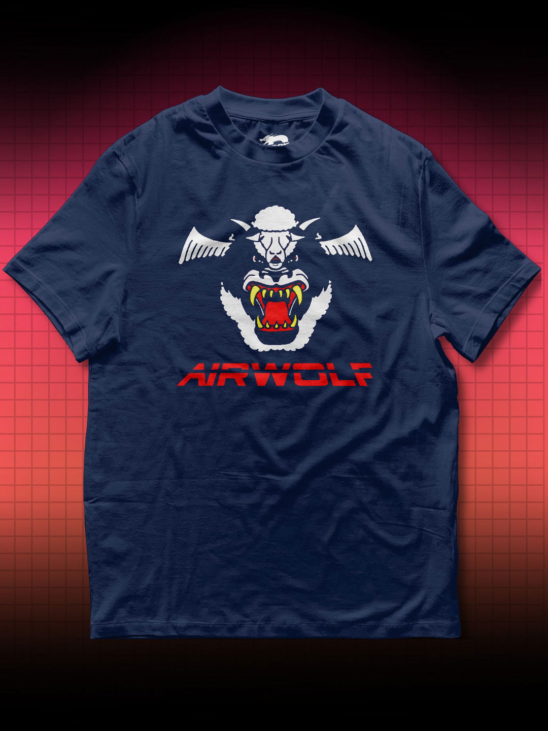 AIRWOLF LOGO | AIRWOLF HELICOPTER | T-SHIRT - DRAMAMONKS