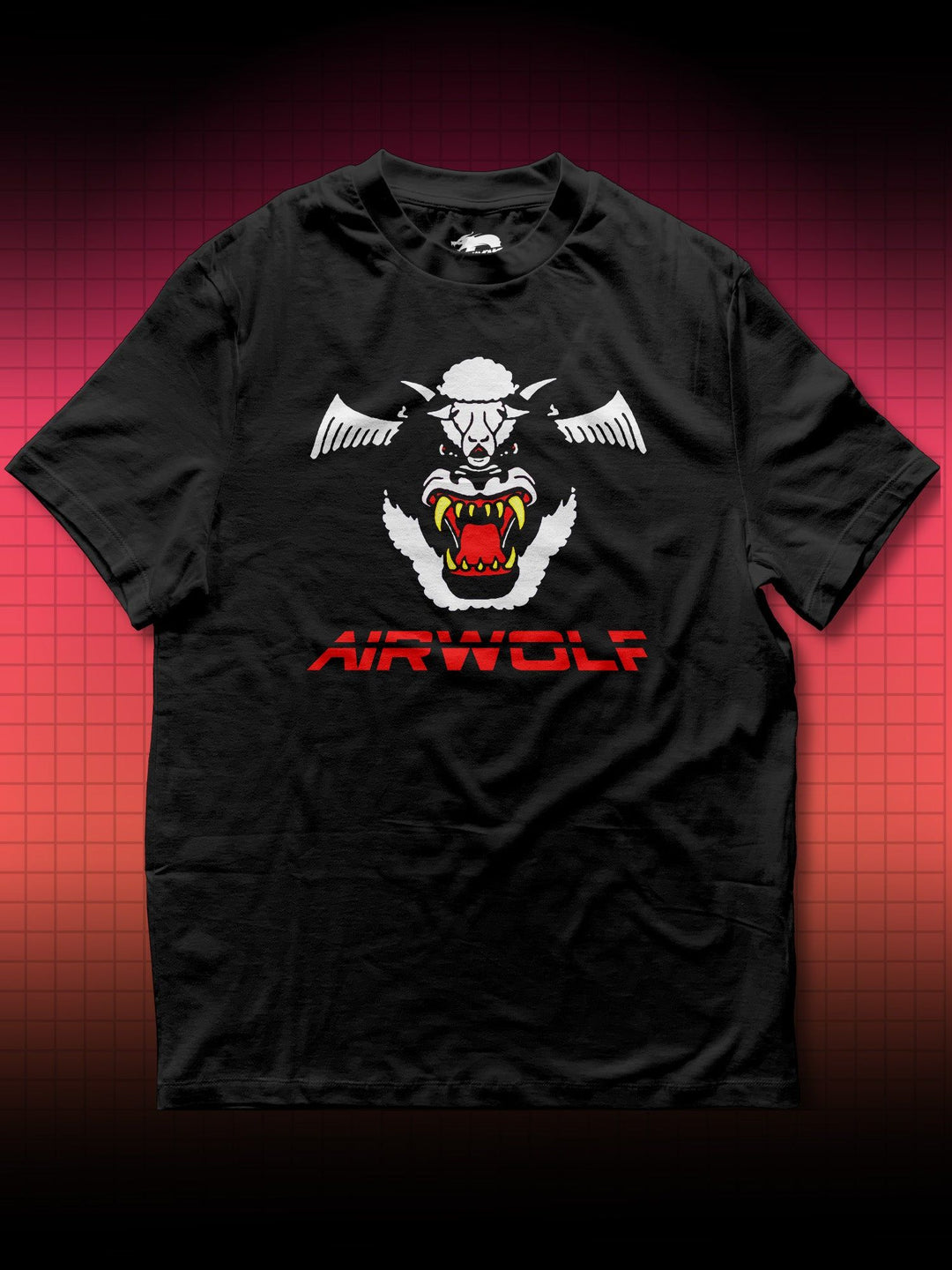 AIRWOLF LOGO | AIRWOLF HELICOPTER | T-SHIRT - DRAMAMONKS