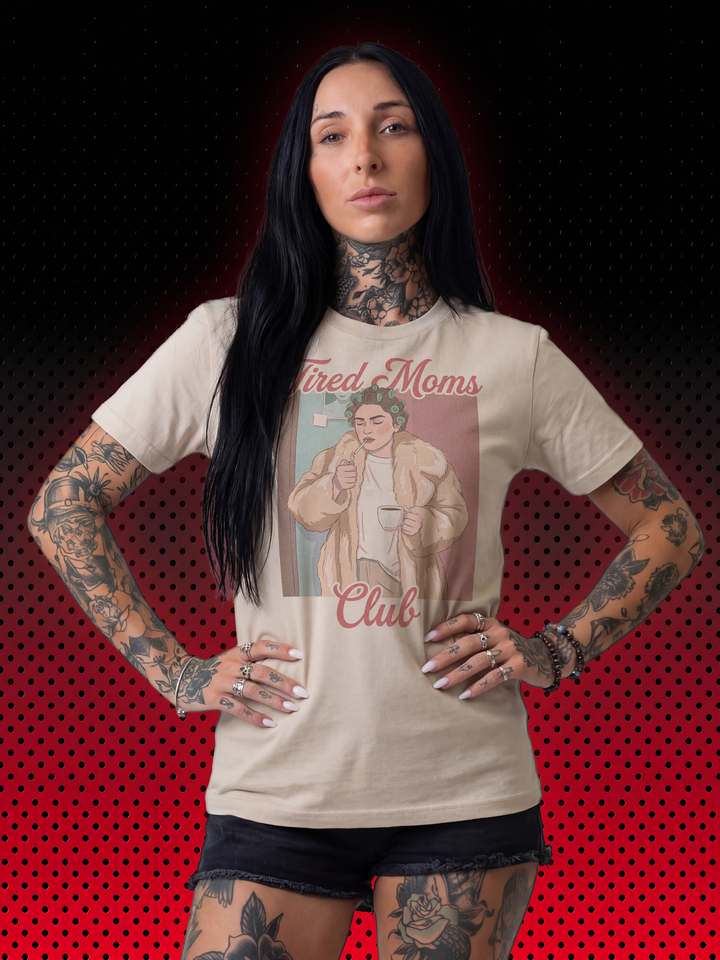 TIRED MOMS CLUB | FRAUEN T-SHIRT - DRAMAMONKS