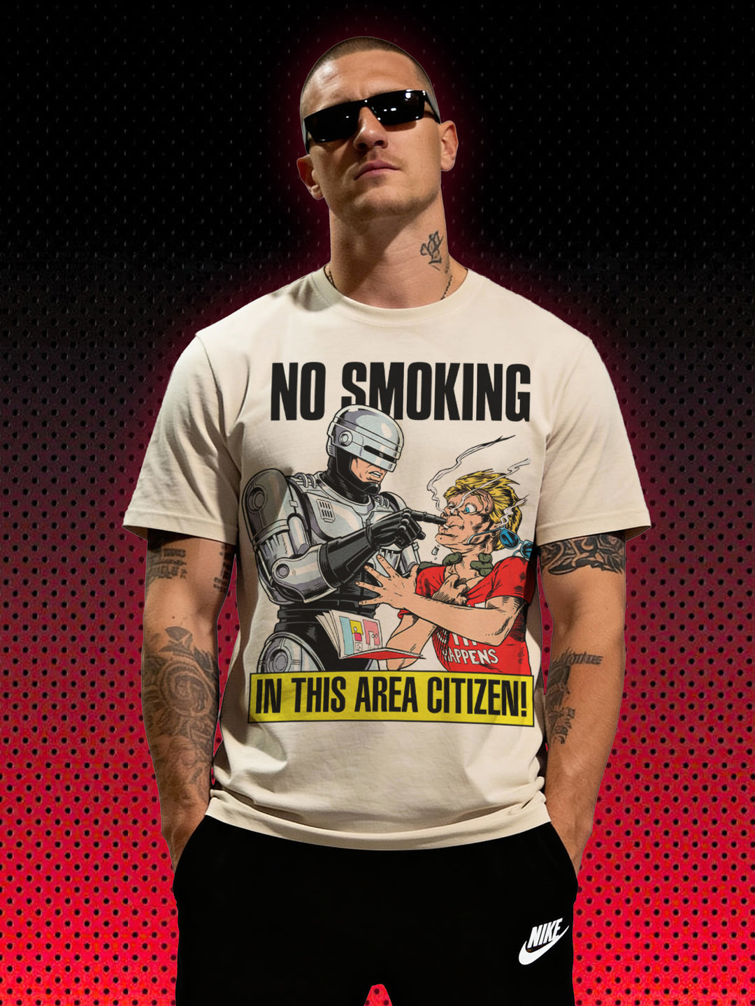 NO SMOKING ROBOCOP | T-SHIRT