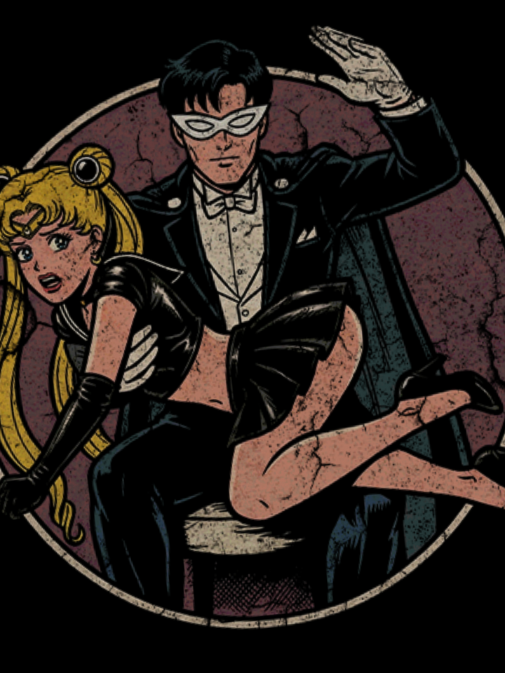 ANIME GIRL TUXEDO MOON PUNISH | T-SHIRT