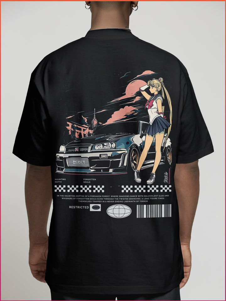 NISSAN GTR X ANIME | Oversized Shirt