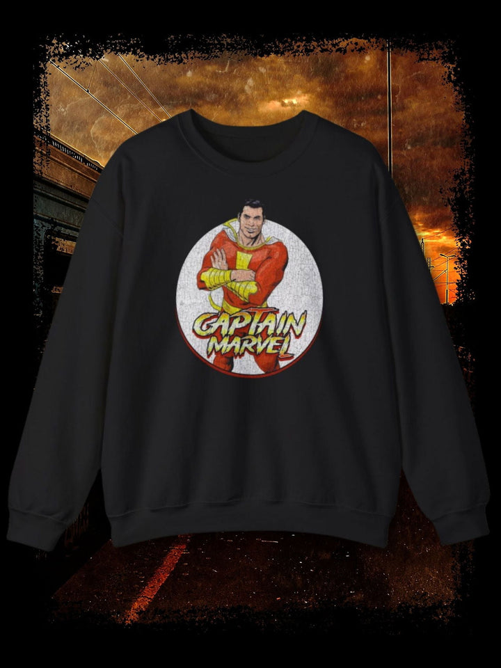 CAPTAIN MARVEL | SHAZAM | SWEATSHIRT & HOODIE - DRAMAMONKS