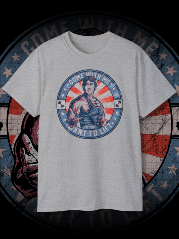 COME WITH ME IF YOU WANT TO LIFT | SCHWARZENEGGER | T-SHIRT - DRAMAMONKS