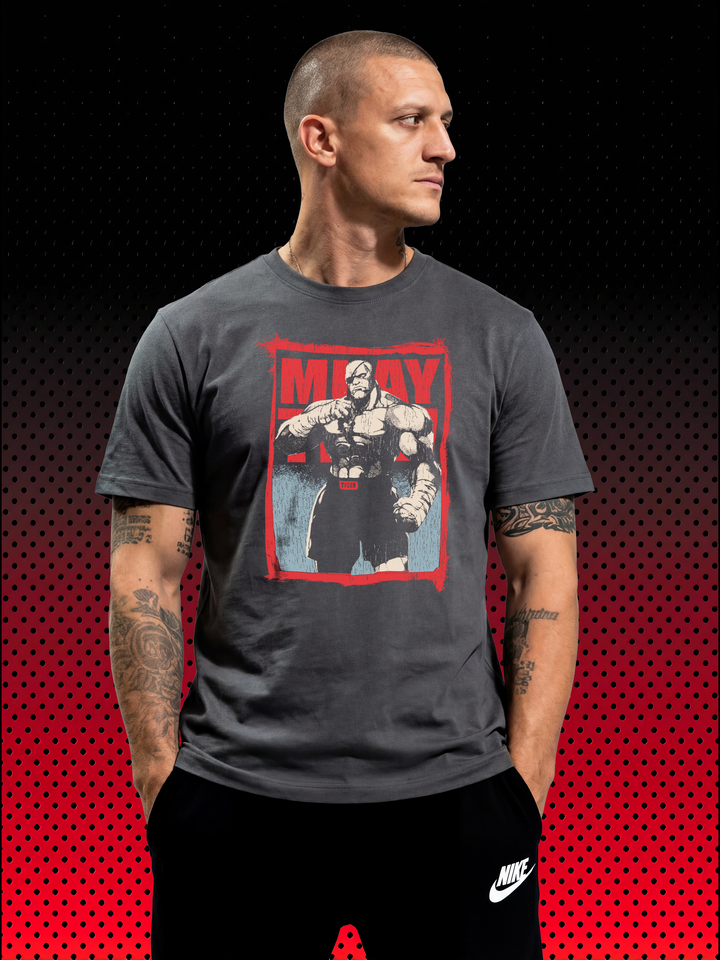 Muay Thai Sagat | Street Fighter Tiger Legend T-Shirt