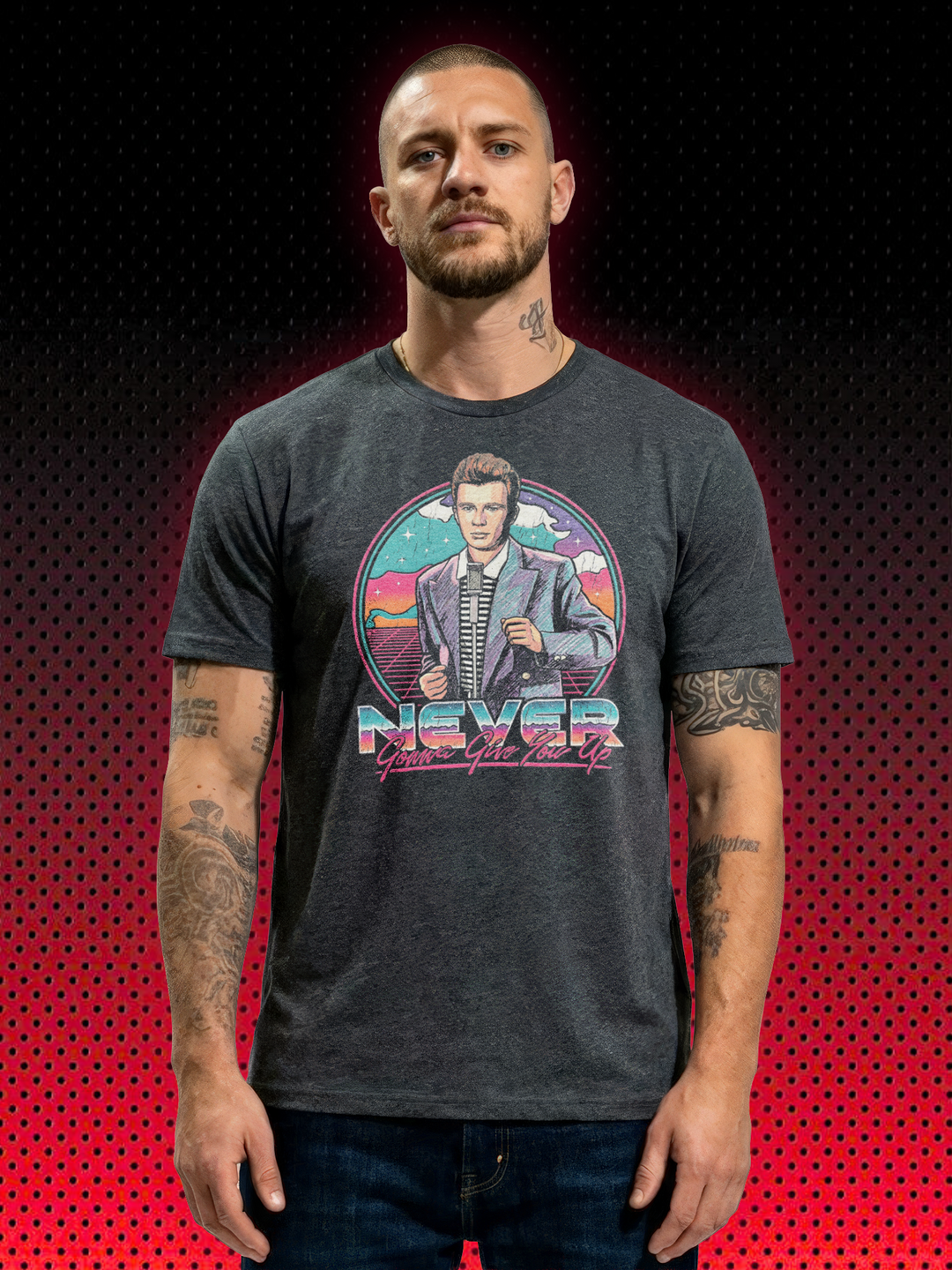 NEVER GONNA GIVE YOU UP RICK STLEY | T-SHIRT