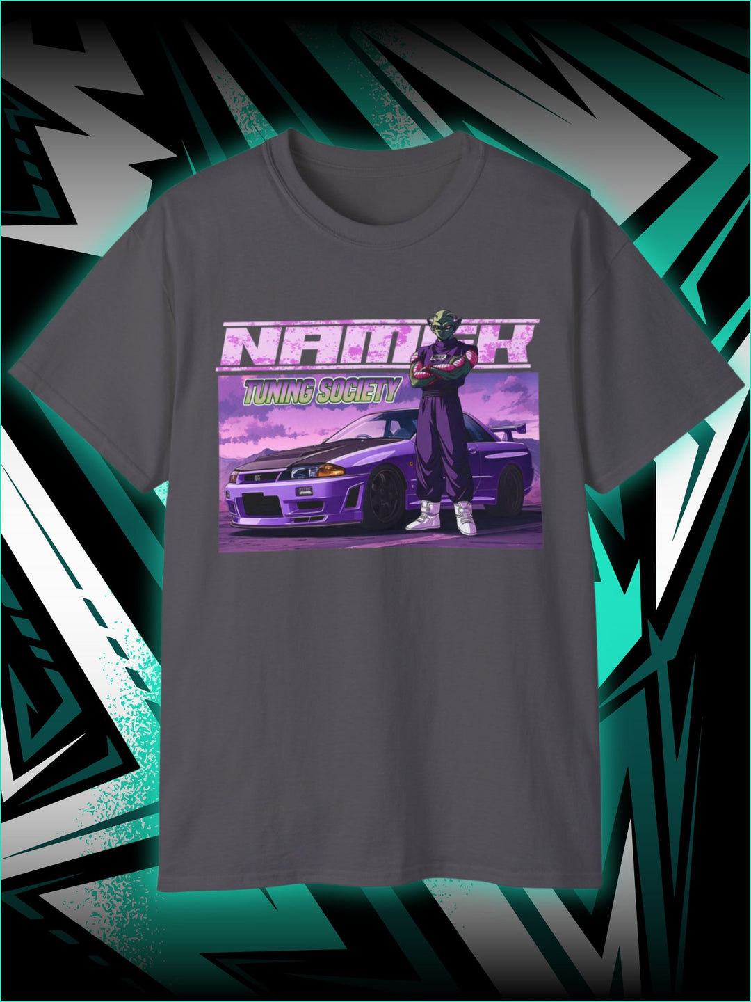 NISSAN SKYLINE GTR | DRAGONBALL Z NAMEK | T-SHIRT