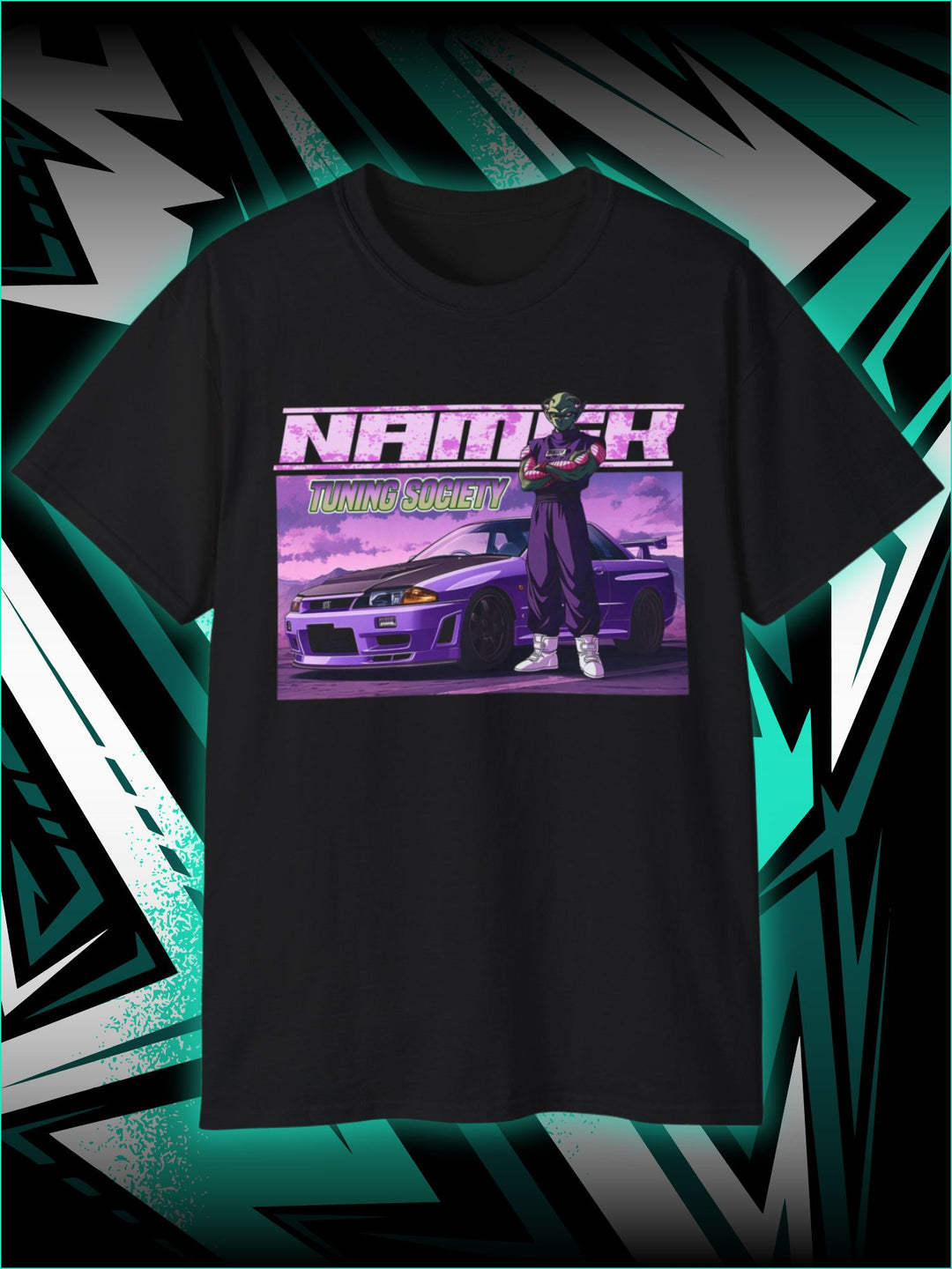 NISSAN SKYLINE GTR | DRAGONBALL Z NAMEK | T-SHIRT