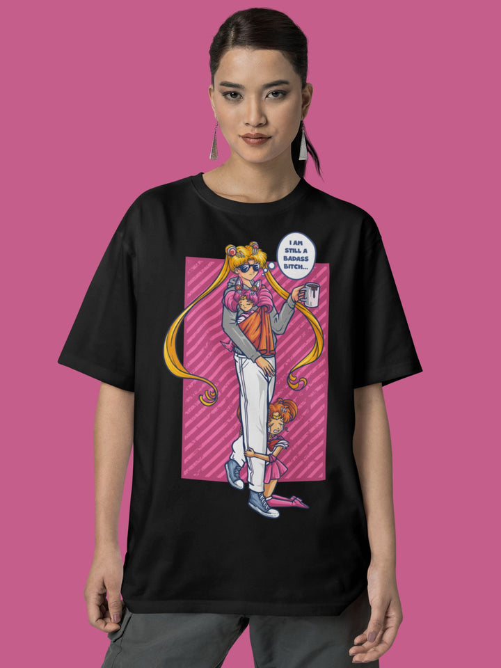 BADASS B#TCH SAILOR MOON | Oversized Shirt