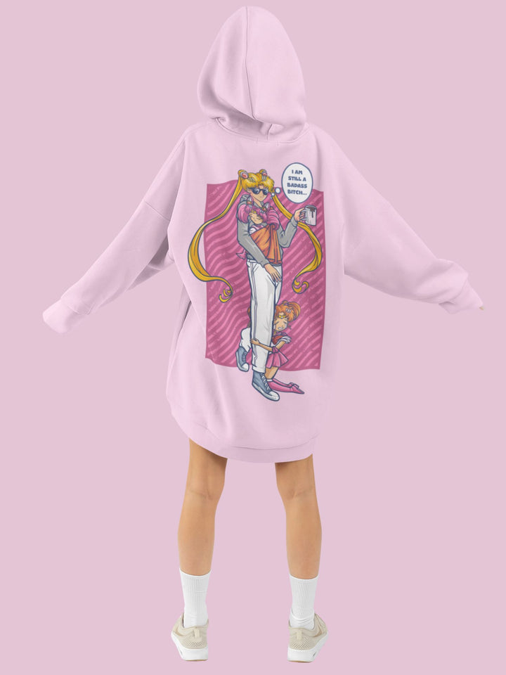 BADASS B#TCH SAILOR MOON | Backprint Hoodie