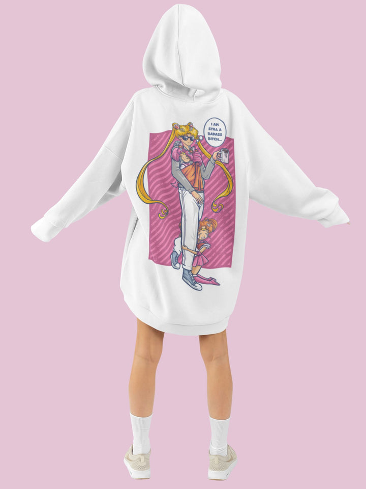 BADASS B#TCH SAILOR MOON | Backprint Hoodie