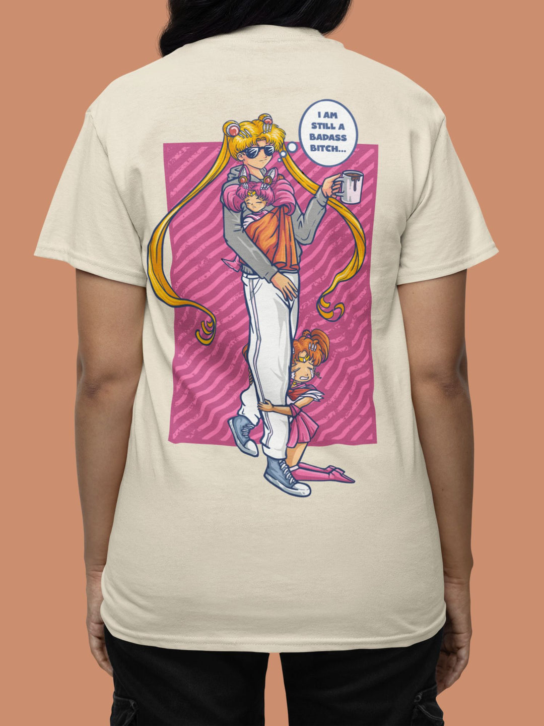 BADASS B#TCH SAILOR MOON | Backprint T-Shirt