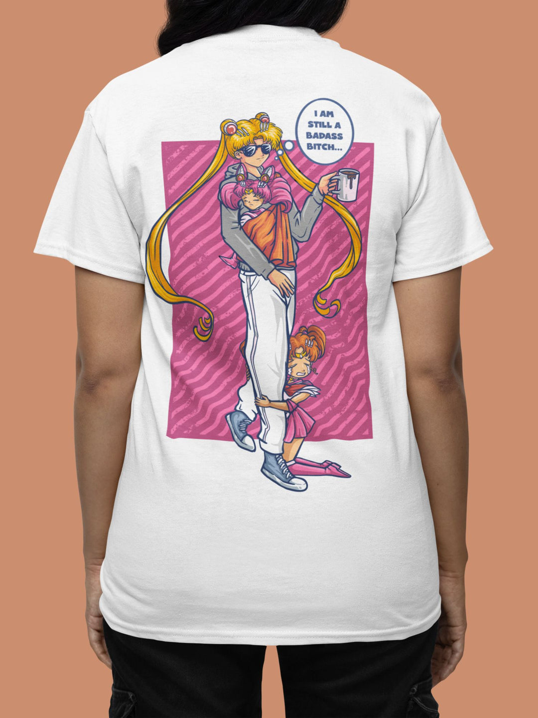 BADASS B#TCH SAILOR MOON | Backprint T-Shirt