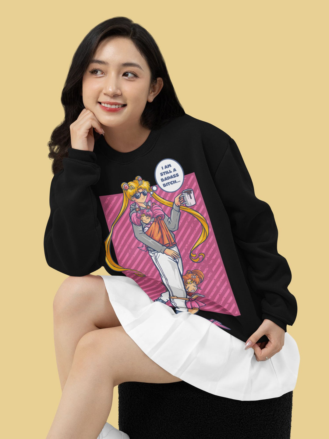 BADASS B#TCH SAILOR MOON | Sweatshirt