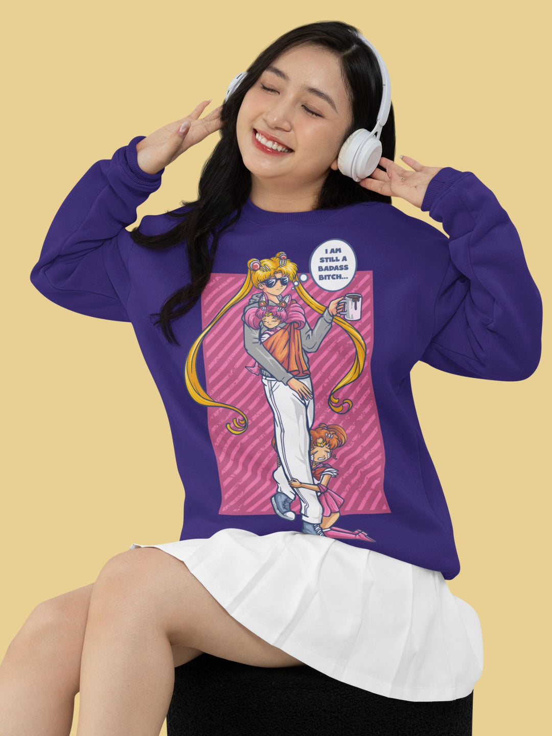 BADASS B#TCH SAILOR MOON | Sweatshirt