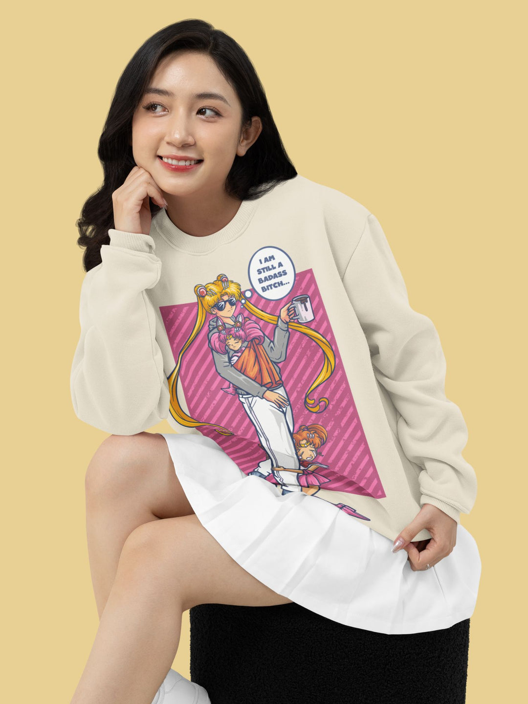 BADASS B#TCH SAILOR MOON | Sweatshirt