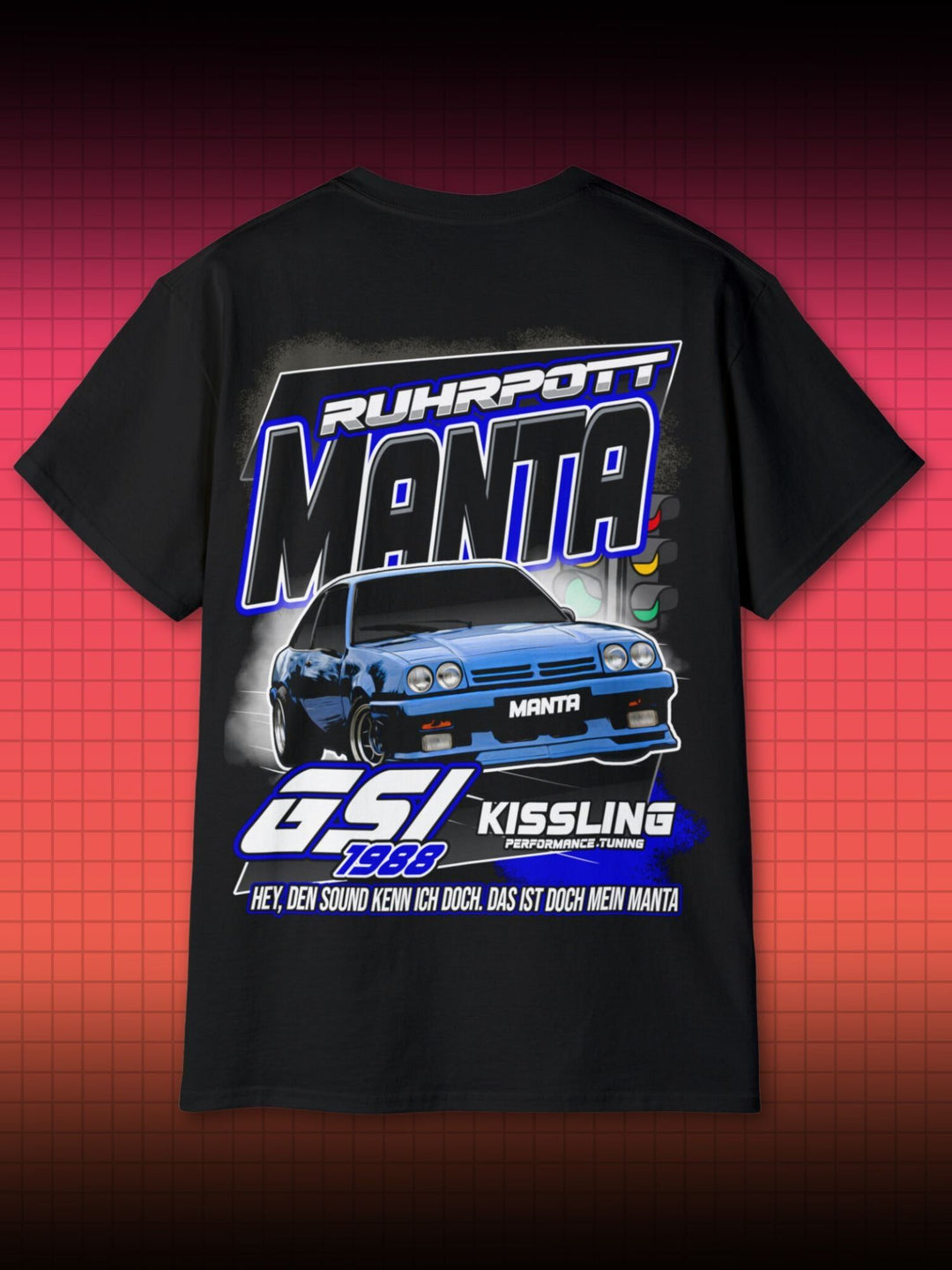 GERD MANTA MANTA KULTAUTO OPEL | RETRO CAR AUTO TUNING GERMANY | T-SHIRT - DRAMAMONKS