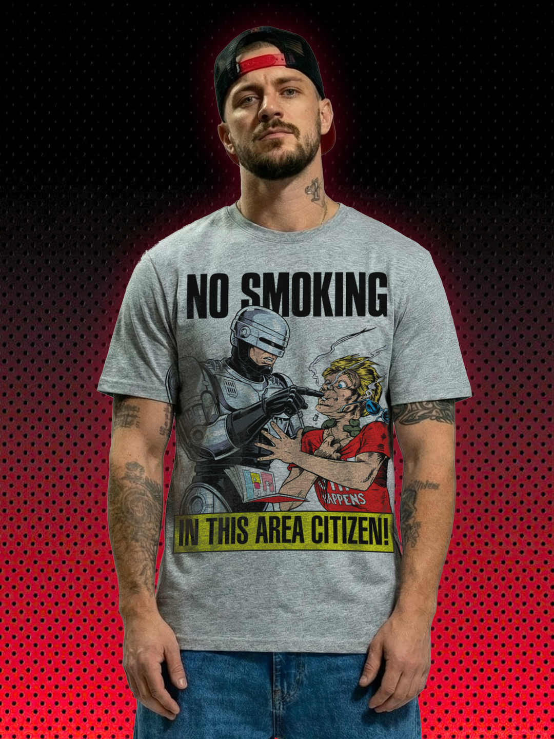 NO SMOKING ROBOCOP | T-SHIRT