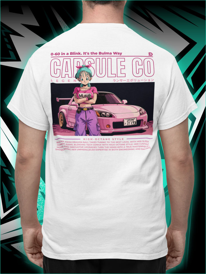 S2000 HONDA | BULMA DRAGONBALL | T-SHIRT