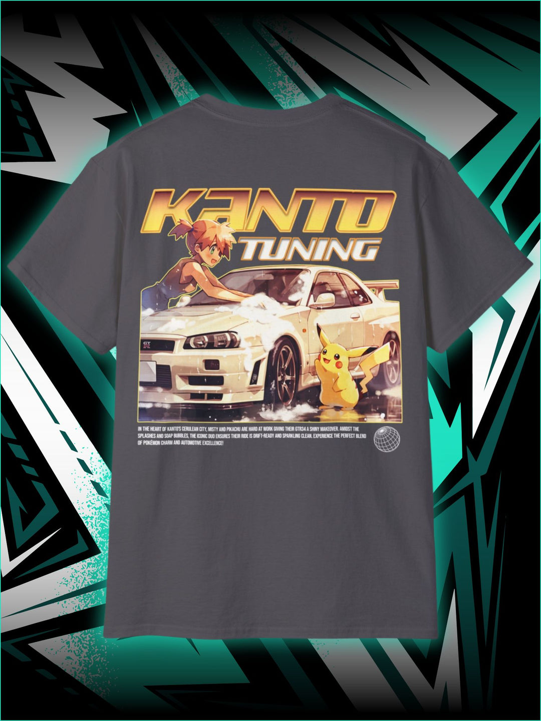 NISSAN SKYLINE GTR | KANTO TUNING POKEMON | T-SHIRT