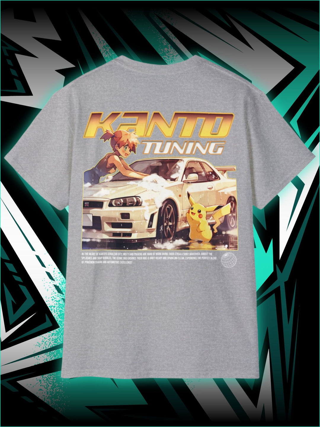 NISSAN SKYLINE GTR | KANTO TUNING POKEMON | T-SHIRT