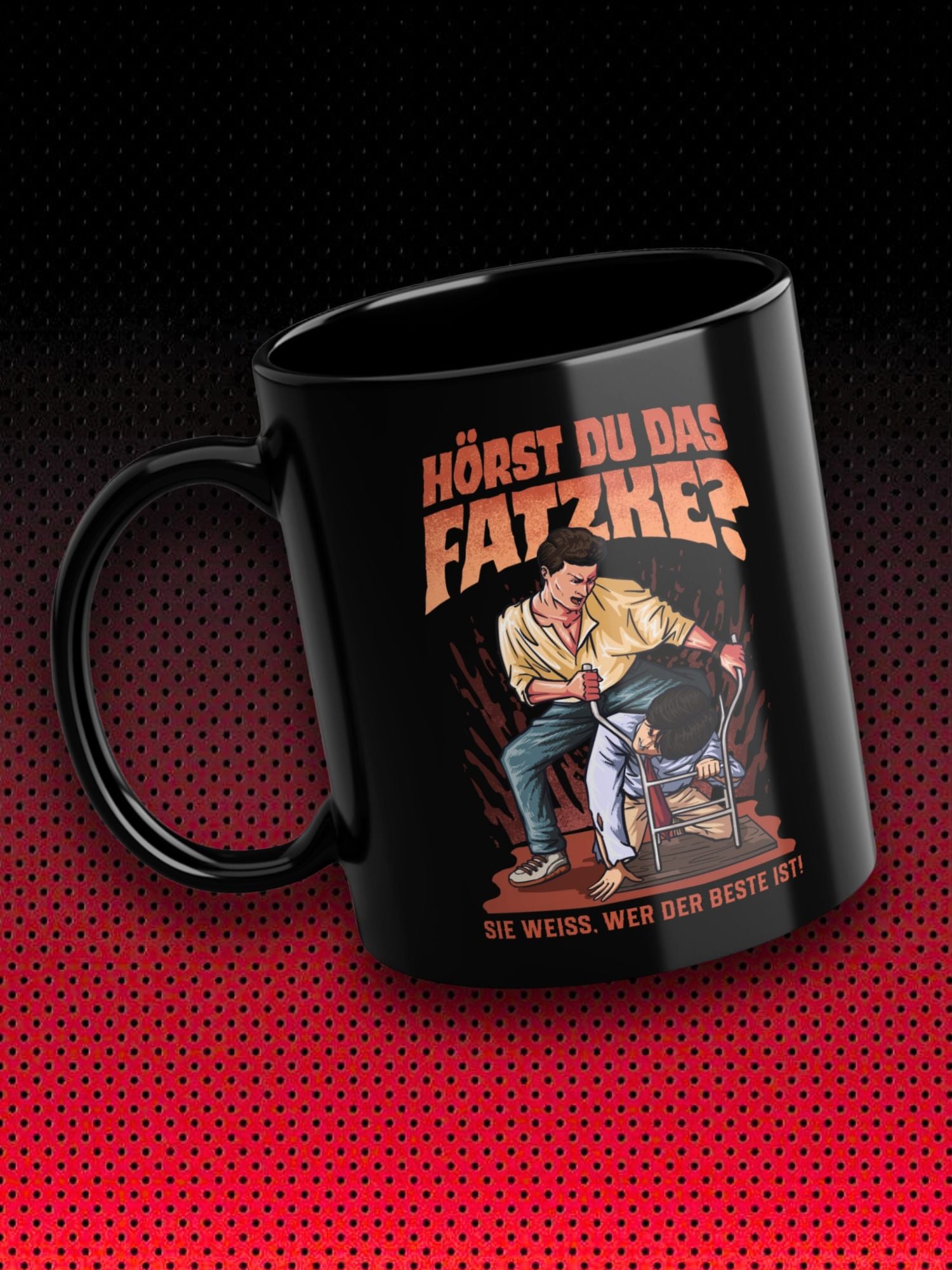 HÖRST DU DAS FATZKE? | DEAN STERNSCHNUPPE REMSEY KARATE TIGER NO RETREAT NO SURRENDER JCVD | TASSE