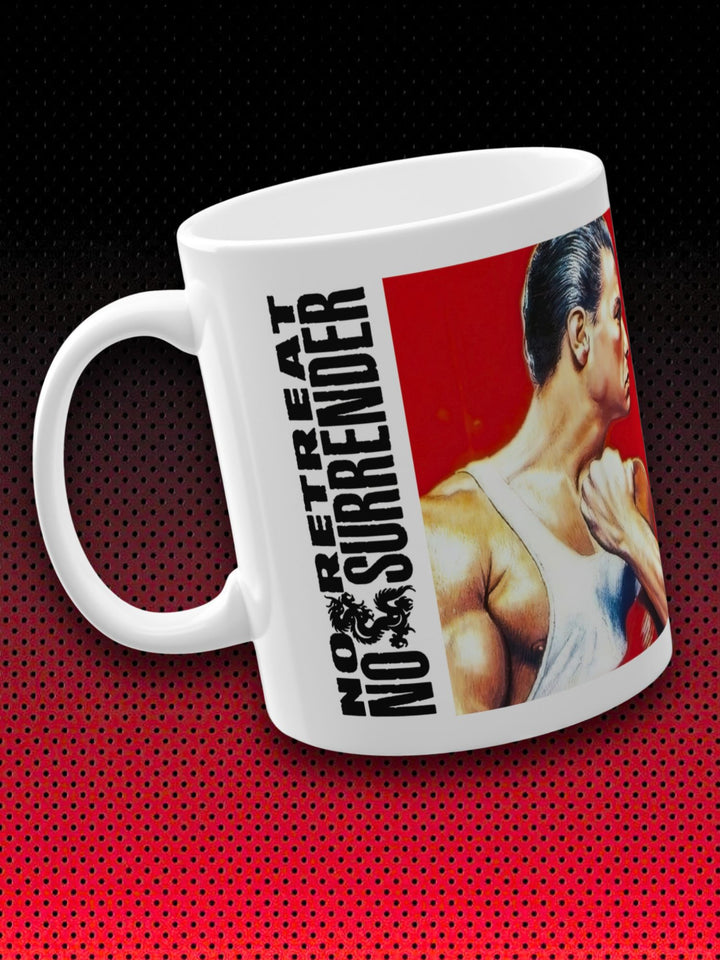 NO RETREAT NO SURRENDER | KARATE TIGER JEAN-CLAUDE VAN DAMME | TASSE