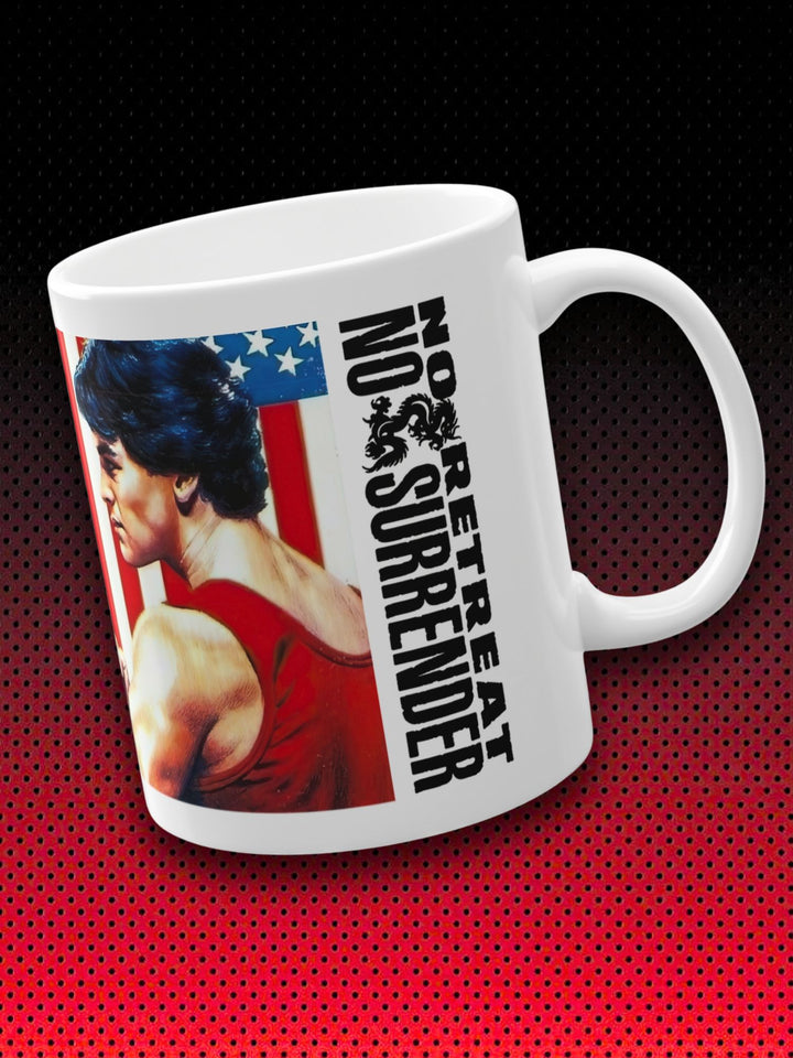 NO RETREAT NO SURRENDER | KARATE TIGER JEAN-CLAUDE VAN DAMME | TASSE