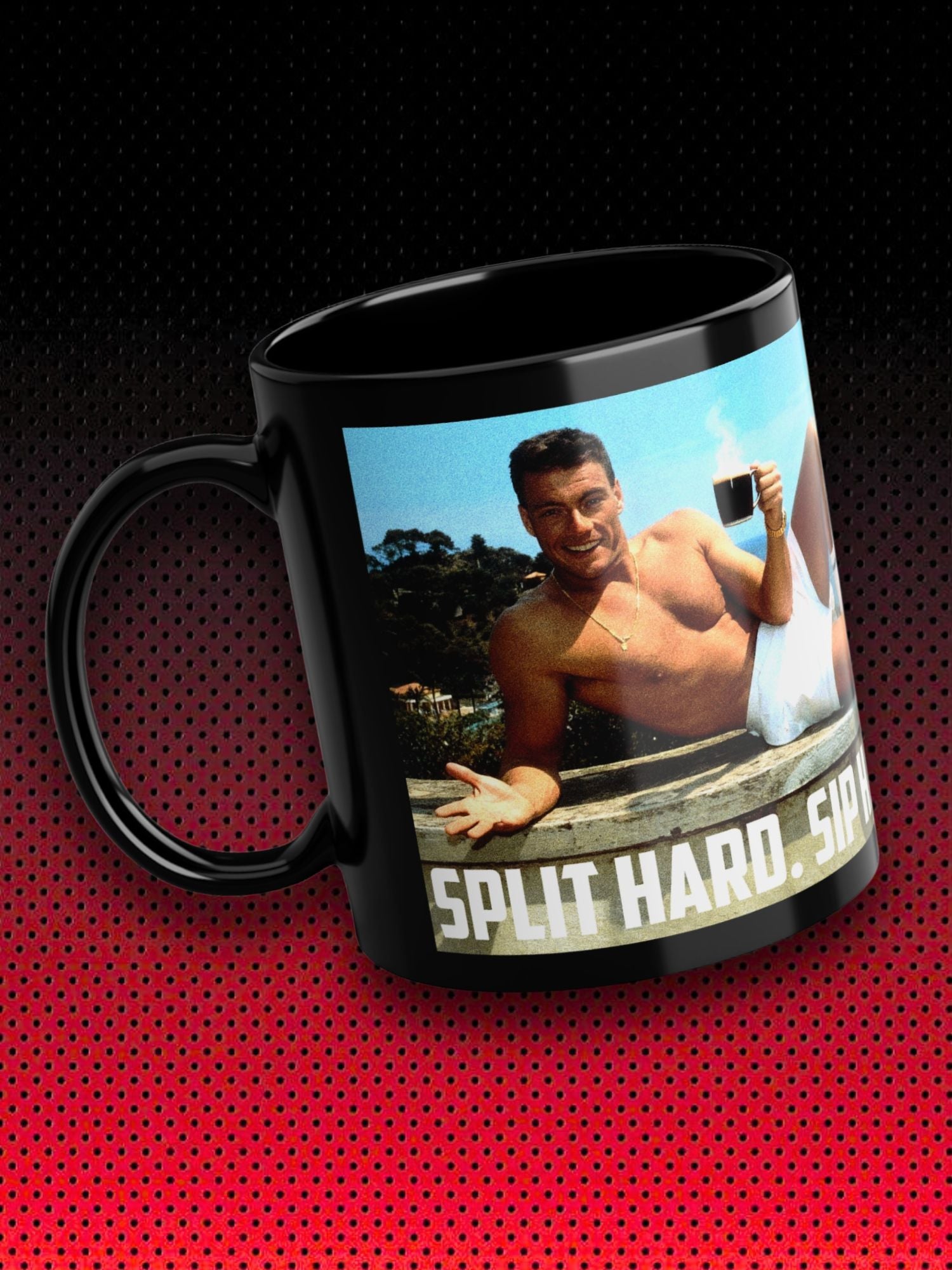 SPLIT HARD SIP HARDER JCVD VAN DAMME | TASSE