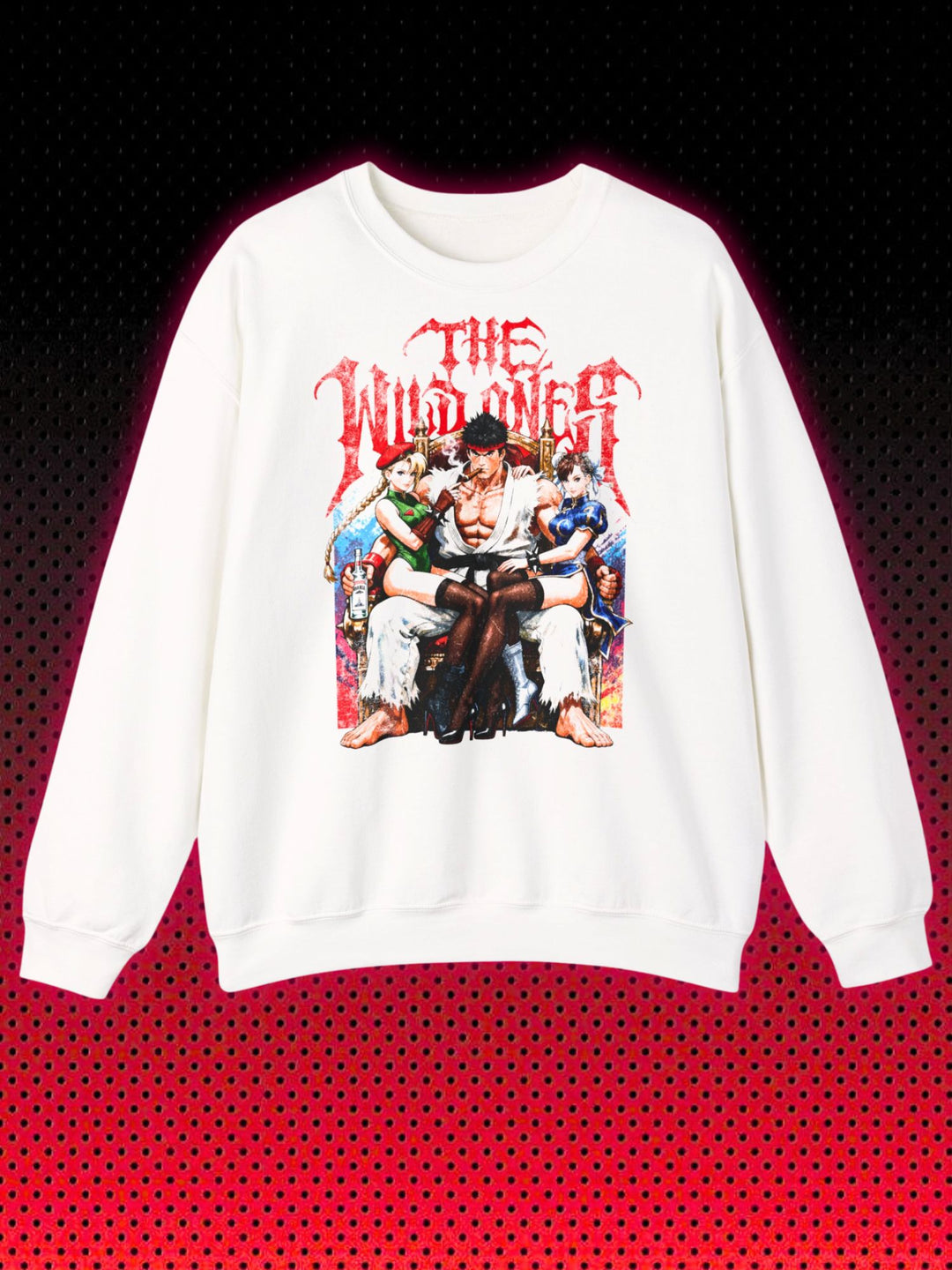 THE WILD ONES STREET FIGHTER RYU CHUN-LI CAMMY | SWEATSHIRT