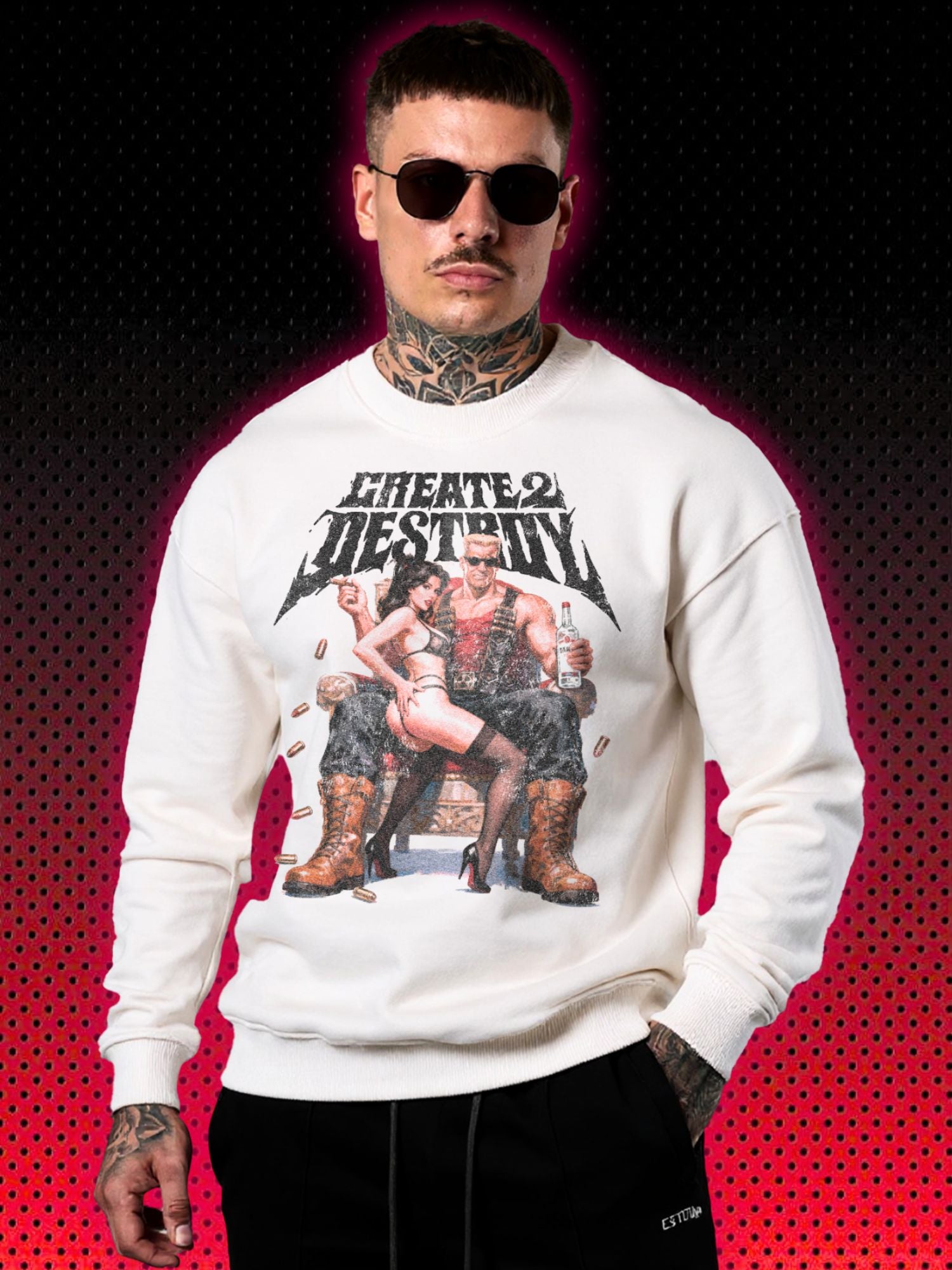 CREATE 2 DESTROY DUKE NUKEM | SWEATSHIRT