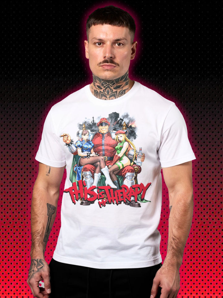 THIS IS MY THERAPY STREET FIGHTER M.BISON | VINTAGE T-SHIRT