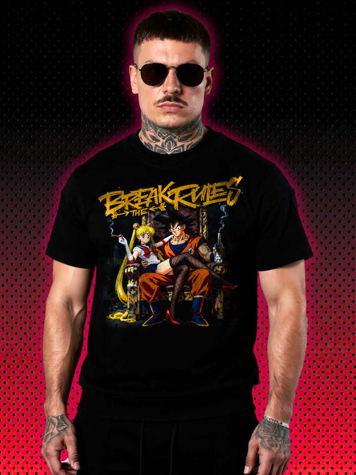 BREAK THE RULES MOON GOKU | VINTAGE T-SHIRT
