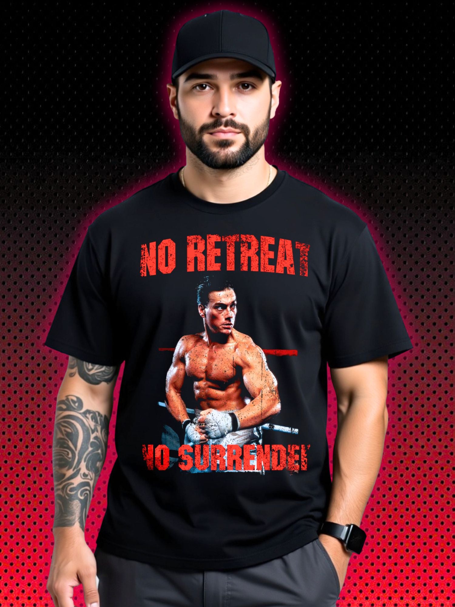 KARATE TIGER VAN DAMME UNISEX T-SHIRT