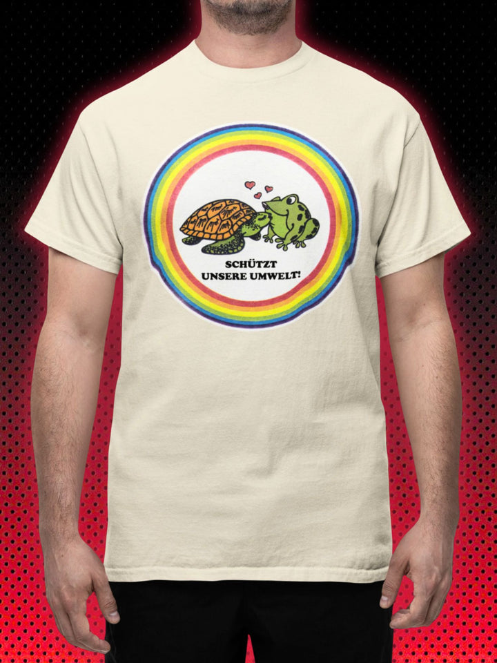 PLUS - NETTO - FROSCH KÜSST SCHILDKRÖTE | 90ER KULT | TRAGETASCHE & T-SHIRT