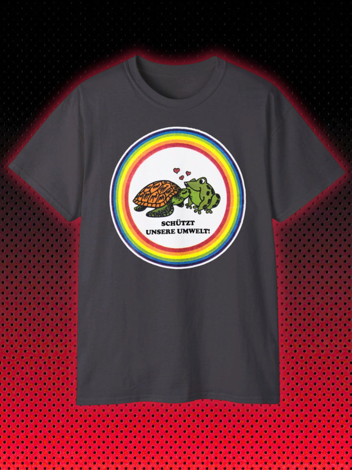 PLUS - NETTO - FROSCH KÜSST SCHILDKRÖTE | 90ER KULT | TRAGETASCHE & T-SHIRT