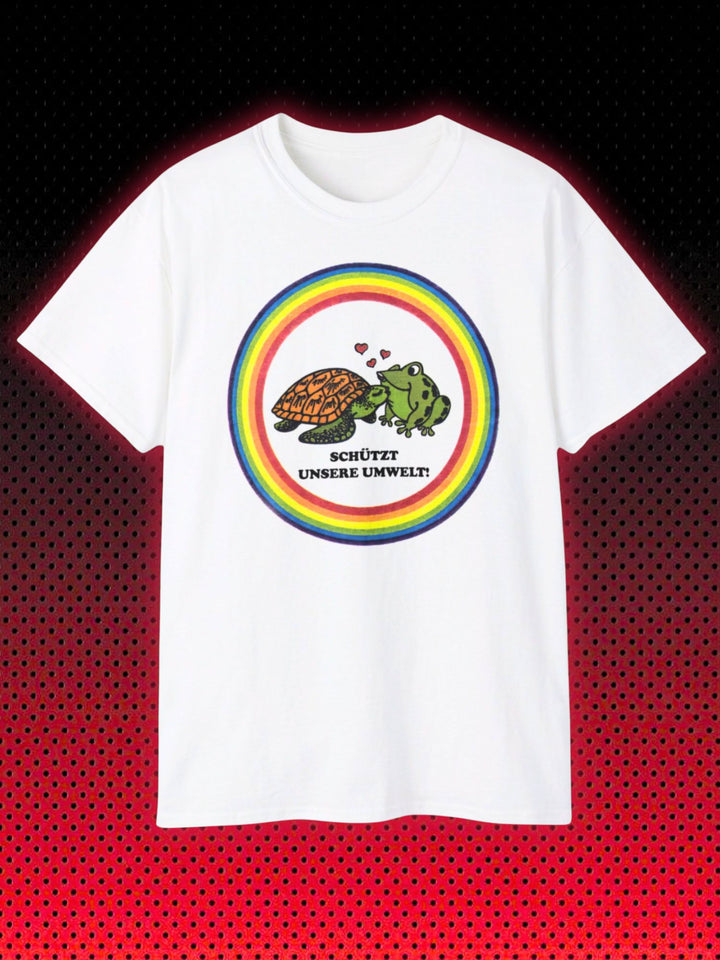 PLUS - NETTO - FROSCH KÜSST SCHILDKRÖTE | 90ER KULT | TRAGETASCHE & T-SHIRT