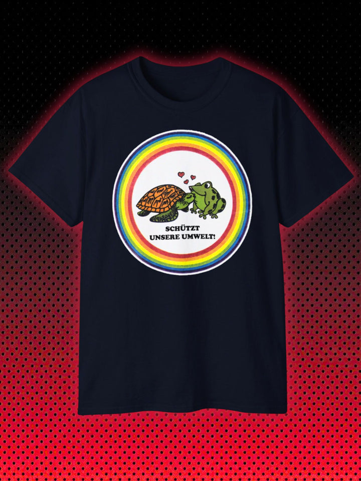 PLUS - NETTO - FROSCH KÜSST SCHILDKRÖTE | 90ER KULT | TRAGETASCHE & T-SHIRT