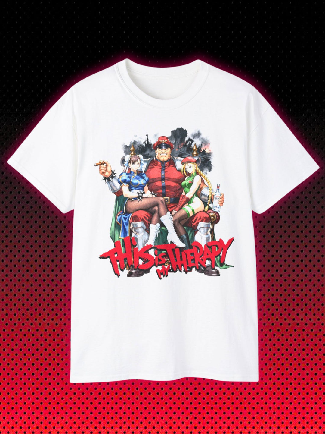 THIS IS MY THERAPY STREET FIGHTER M.BISON | VINTAGE T-SHIRT
