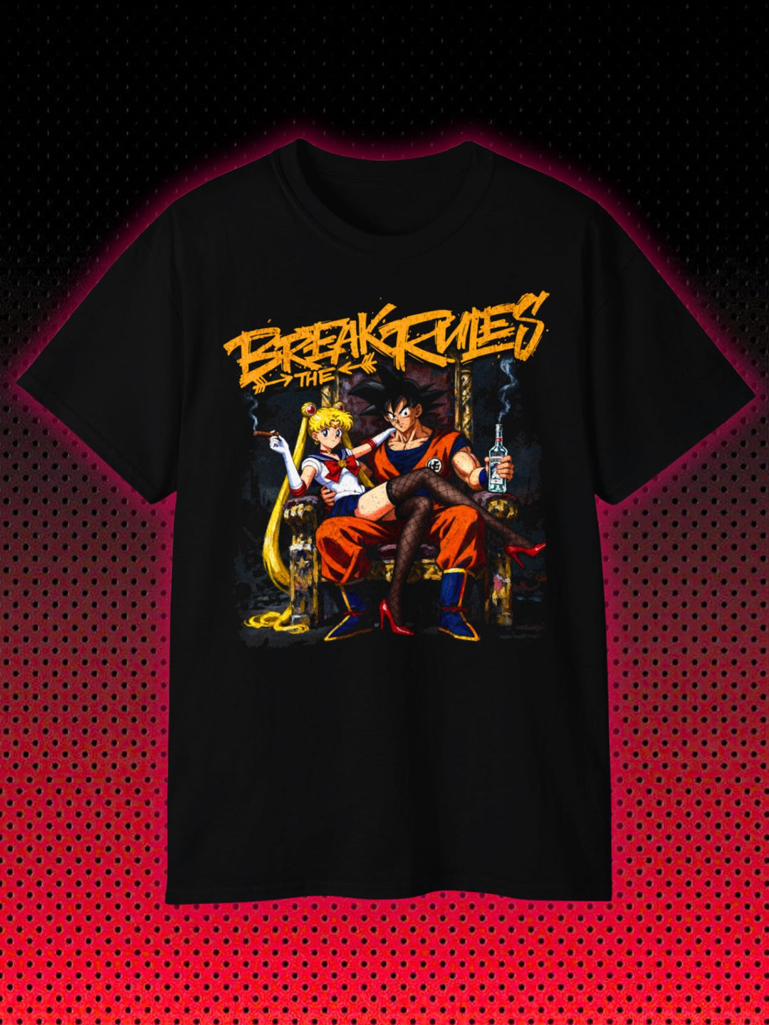 BREAK THE RULES MOON GOKU | VINTAGE T-SHIRT