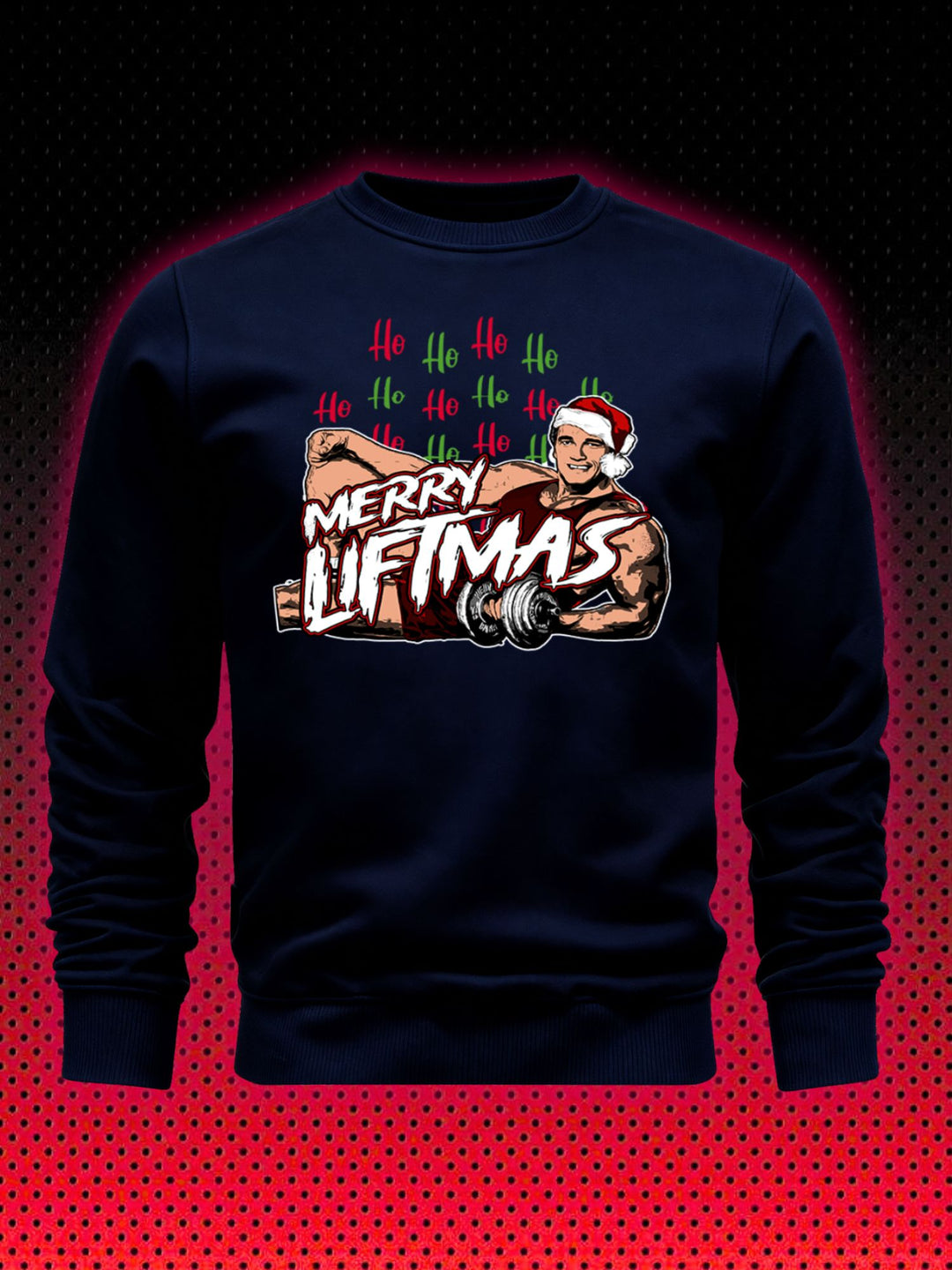 MERRY LIFTMAS  | ARNOLD SCHWARZENEGGER | SWEATSHIRT & HOODIE