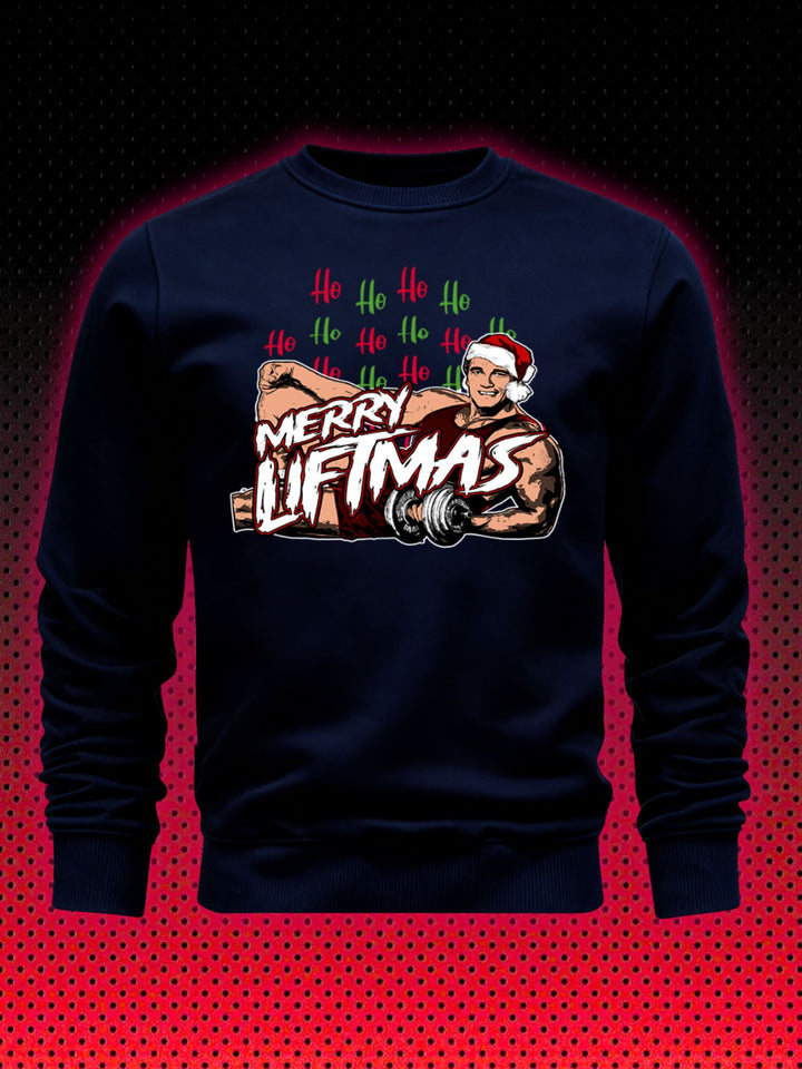 MERRY LIFTMAS  | ARNOLD SCHWARZENEGGER | SWEATSHIRT & HOODIE