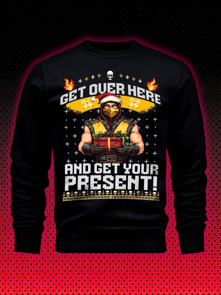 UGLY MORTAL KOMBAT CHRISTMAS SWEATER | SCORPION | SWEATSHIRT