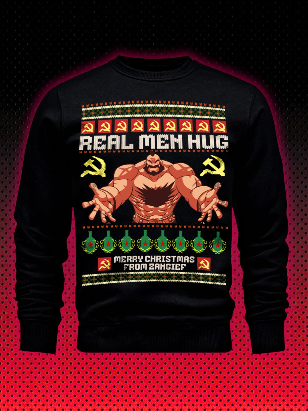 UGLY STREET FIGHTER CHRISTMAS SWEATER | ZANGIEF | SWEATSHIRT
