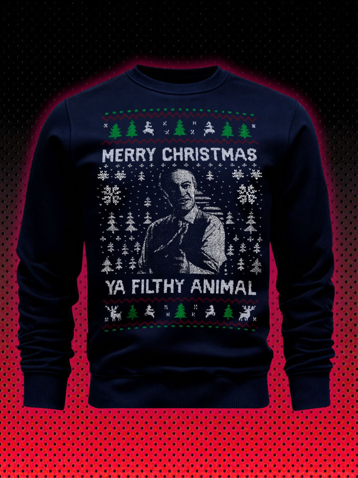 HOME ALONE XMAS SWEATER – YA FILTHY ANIMAL EDITION | SWEATSHIRT
