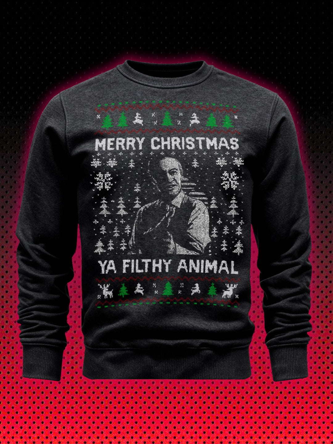 HOME ALONE XMAS SWEATER – YA FILTHY ANIMAL EDITION | SWEATSHIRT