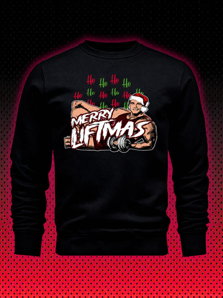 MERRY LIFTMAS  | ARNOLD SCHWARZENEGGER | SWEATSHIRT & HOODIE