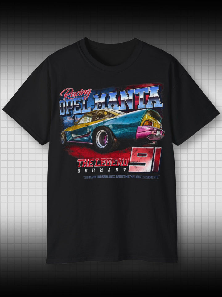 GERD MANTA MANTA CULT CAR OPEL | RETRO CAR AUTO TUNING GERMANY | T-SHIRT