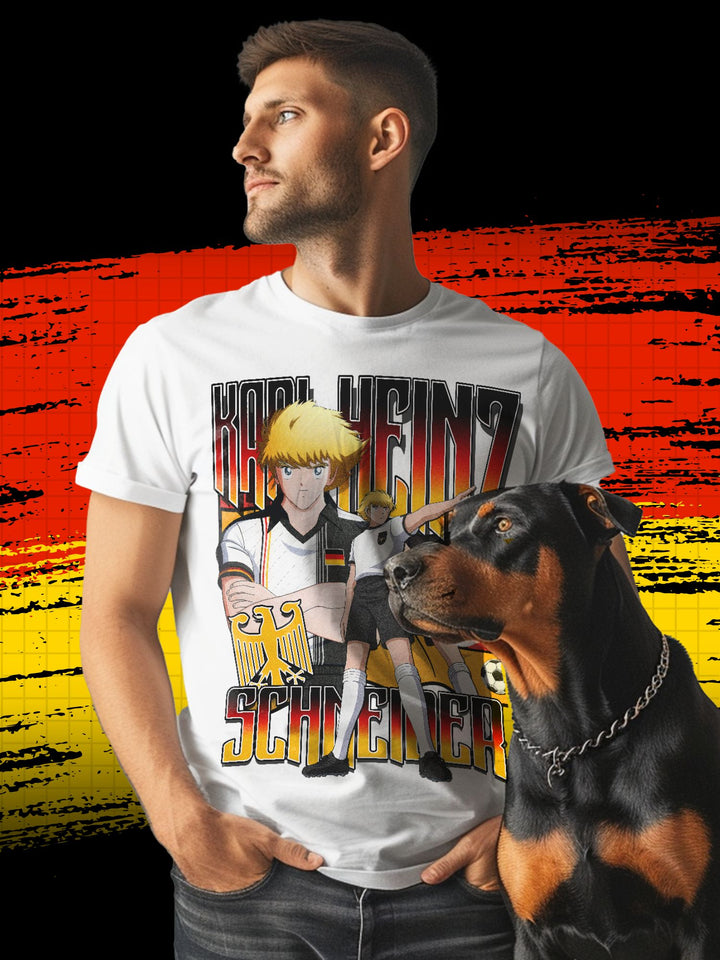 KARL-HEINZ SCHNEIDER | DIE TOLLEN FUßBALLSTARS | TSUBASA | T-SHIRT